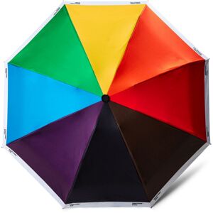 Pantone Taschenschirm / Regenschirm Mit Reise-etui - Pride-regenbogenfarben - Ø 90 Cm, Etui: 22 X 6,5 Cm