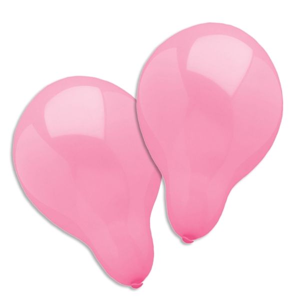 papstar luftballons in rosa, 10 stÃ¼ck, 25cm