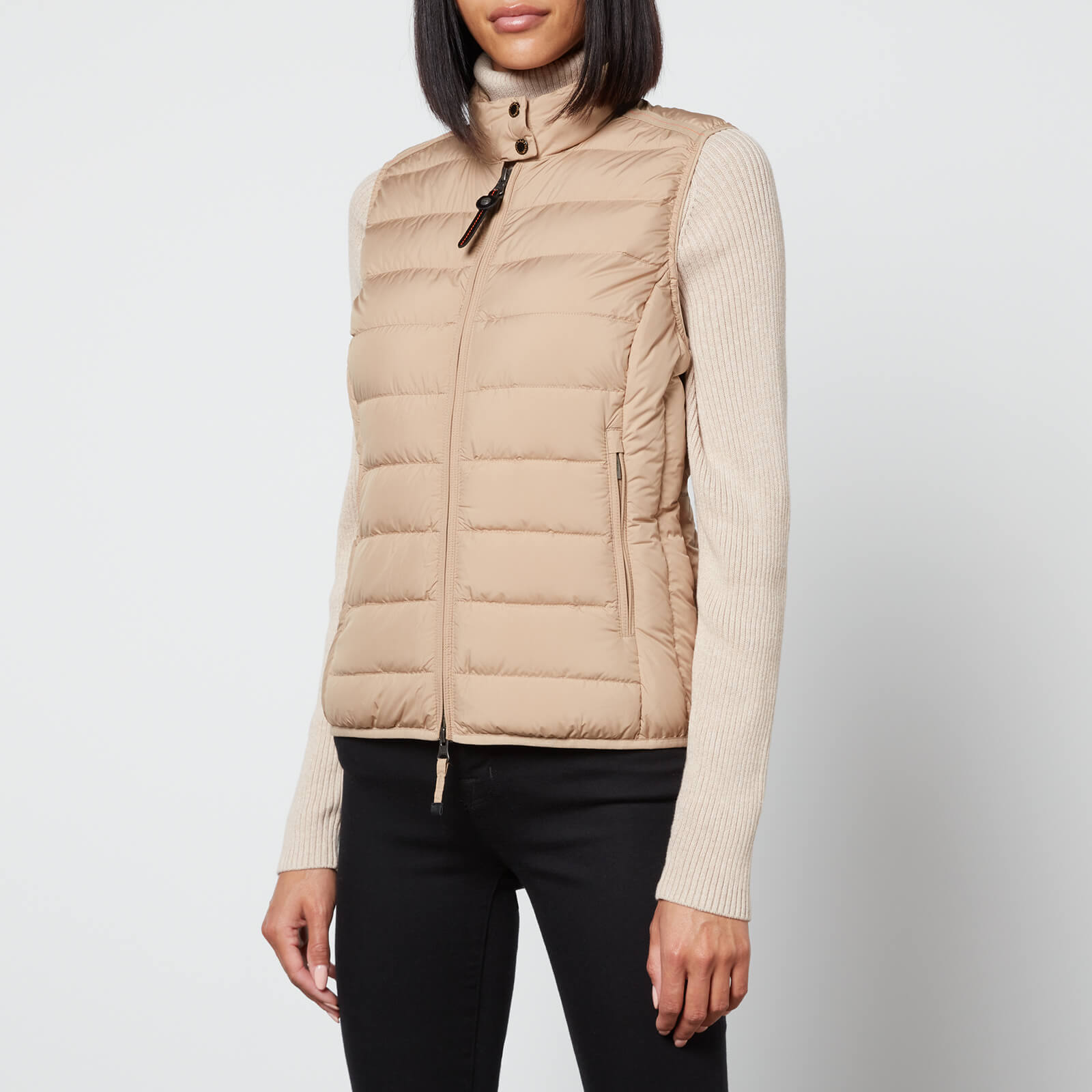 parajumpers dodie super lightweight quilted shell gilet - xs beige
