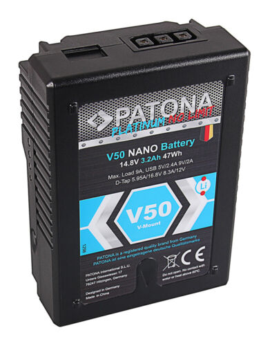 Patona Platinum V50 Nano Akku D-tap