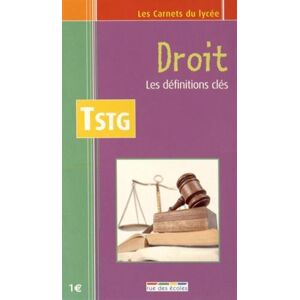 Patrick Simon - Gebraucht Droit Tle Stg : Les Définitions Clés - Preis Vom 30.04.2024 04:54:15 H