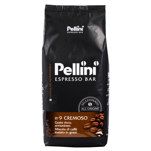 Pellini Espresso Bar N° 9 Cremoso 6 X 1kg Kaffee Ganze Bohne