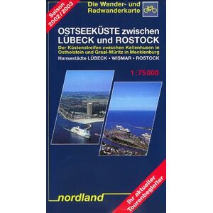Peter Kast - Gebraucht Nordland Karten, Ostseeküste Zwischen Lübeck Und Rostock - Preis Vom 27.04.2024 04:56:19 H