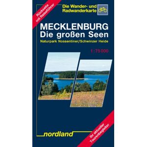 Peter Kast - Gebraucht Nordland Karten, Mecklenburg, Die Großen Seen (mecklenburgische Seenplatte) - Preis Vom 27.04.2024 04:56:19 H