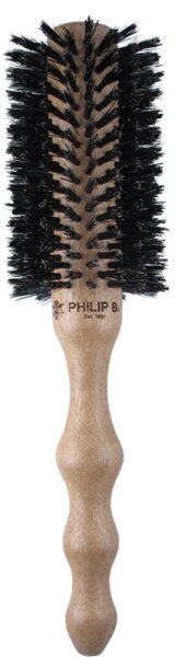 Philip B Haarpflege Bürsten & Kämme Round Hairbrush, Polish Mahogany Handle Large