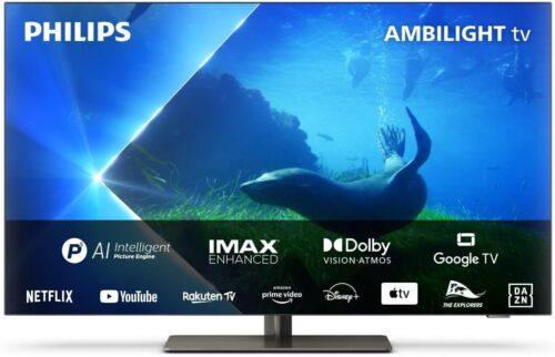 Philips 42oled808/12 Oled Tv 42 Zoll 4k Uhd Smart Tv Ambilight Dolby Atmos Eek:g