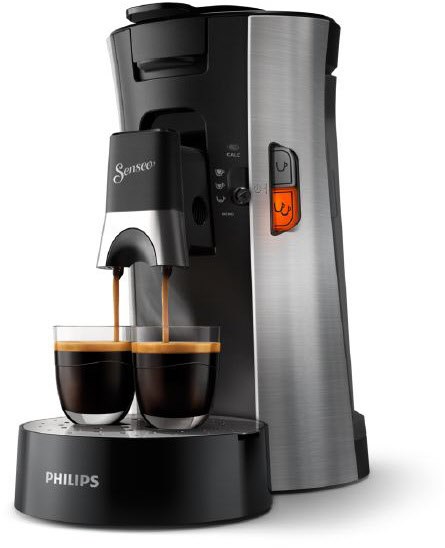 Philips Senseo Csa250/10 Select Kaffeepadmaschine Gebürsteter Stahl 1450 Watt