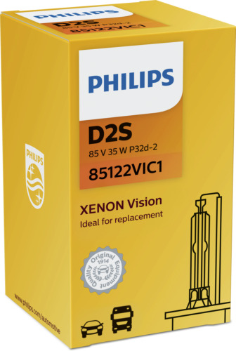Philips Vision D2s Xenon-brenner -85v, 35w (3x)
