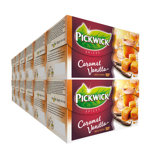 Pickwick - Spices Caramel Vanilla Schwarzer Tee - 12x 20 Teebeutel