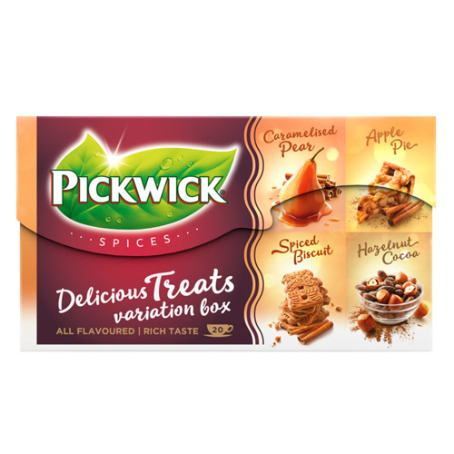 pickwick - spices delicious treats variation box - 12x 20 teebeutel