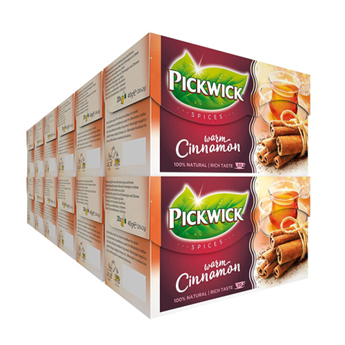Pickwick - Spices Warm Cinnamon Schwarzer Tee - 12x 20 Teebeutel