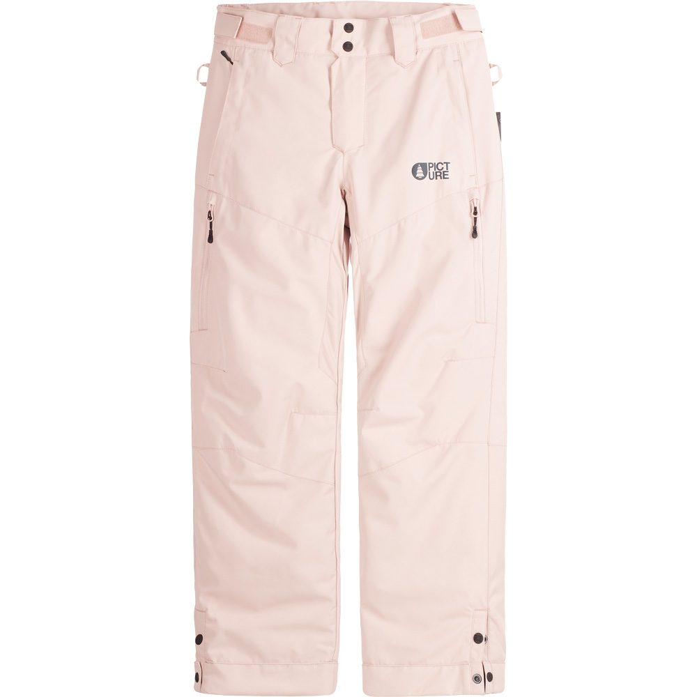 picture - time skihose kinder shadow gray rosa/pink uomo