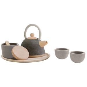 Plantoys Classic Tee-set - Natur/grau - Plantoys - One Size - Spielzeug