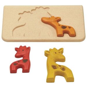 Plantoys Giraffen- Puzzlespiel - Natur/gelb/orange/ Rot - Plantoys - One Size - Puzzlespiele