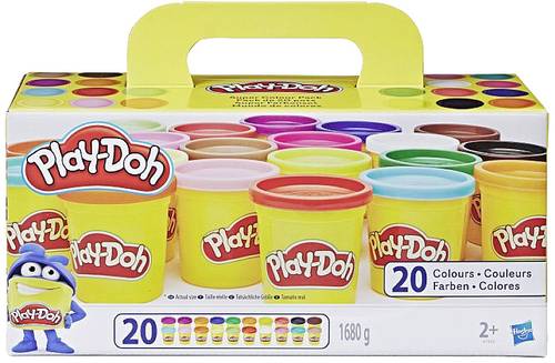 Play-doh Super Farbenset (20er Pack), Knete Für Fantasievolles Und Kreatives Spi