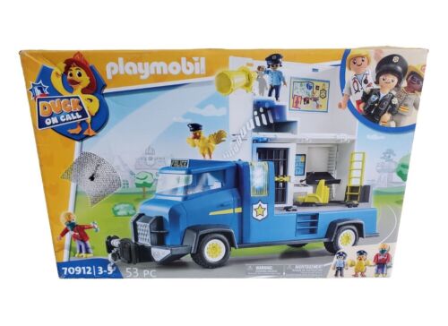 Playmobil 70912 Police Truck With Duck On Call - Collectible Toy