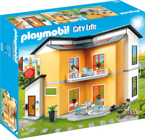 Playmobil®-modernes Wohnhaus-set (art.-nr. 9266; 9268; 9269; 9271; 70988; 70989)