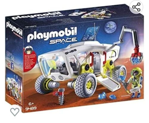 Playmobil Space / Weltraum Fahrzeug Texterkennung Ocr Raumfahrt 9489,leuchtend +