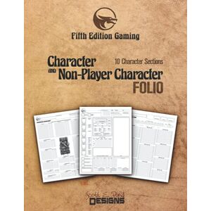 Pond, Scott E. - Gebraucht Character And Non-player Character Folio/journal: Ten 5e Character Sheets Sections (16 Pages Per Character) - Preis Vom 27.04.2024 04:56:19 H