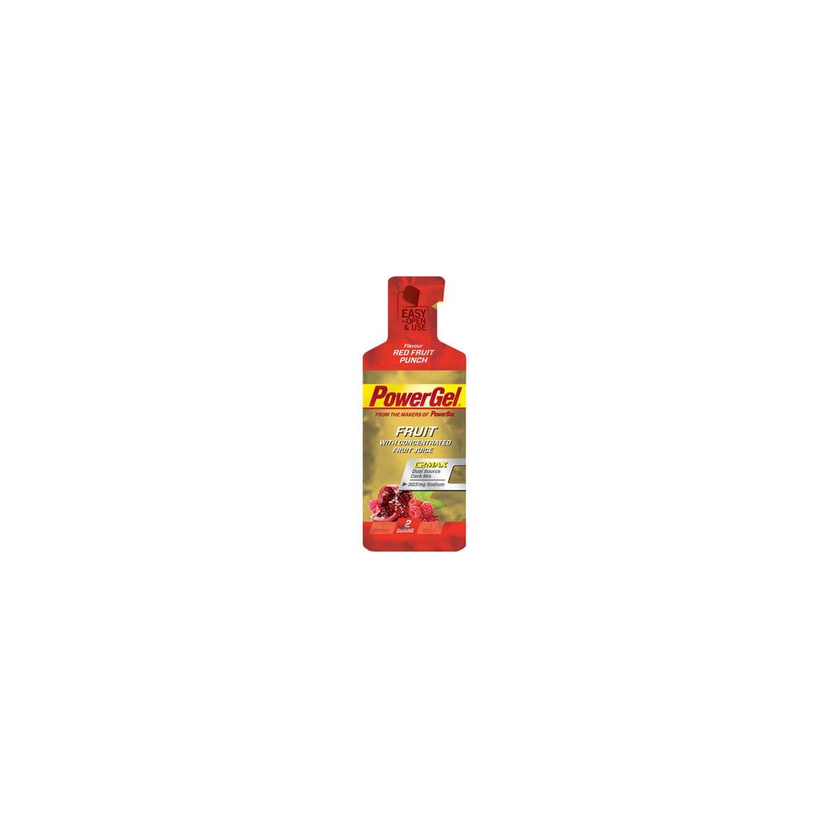 powerbar red fruit punch gel