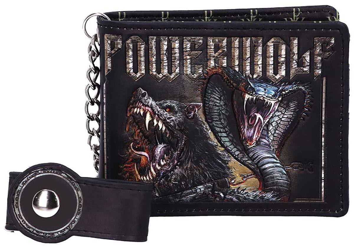 powerwolf  geldbÃ¶rse - kiss of the cobra king - fÃ¼r mÃ¤nner -   - lizenziertes merchandise! multicolor