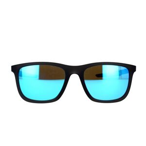 Prada Sonnenbrille Blau Verspiegelt Grau Gummi Quadratisch Ps10ws Sps 10w 13c-08r