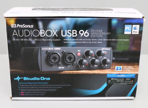 Presonus Audiobox Usb 96 25th Anniversary Edition 2x2 Audio Interface Software