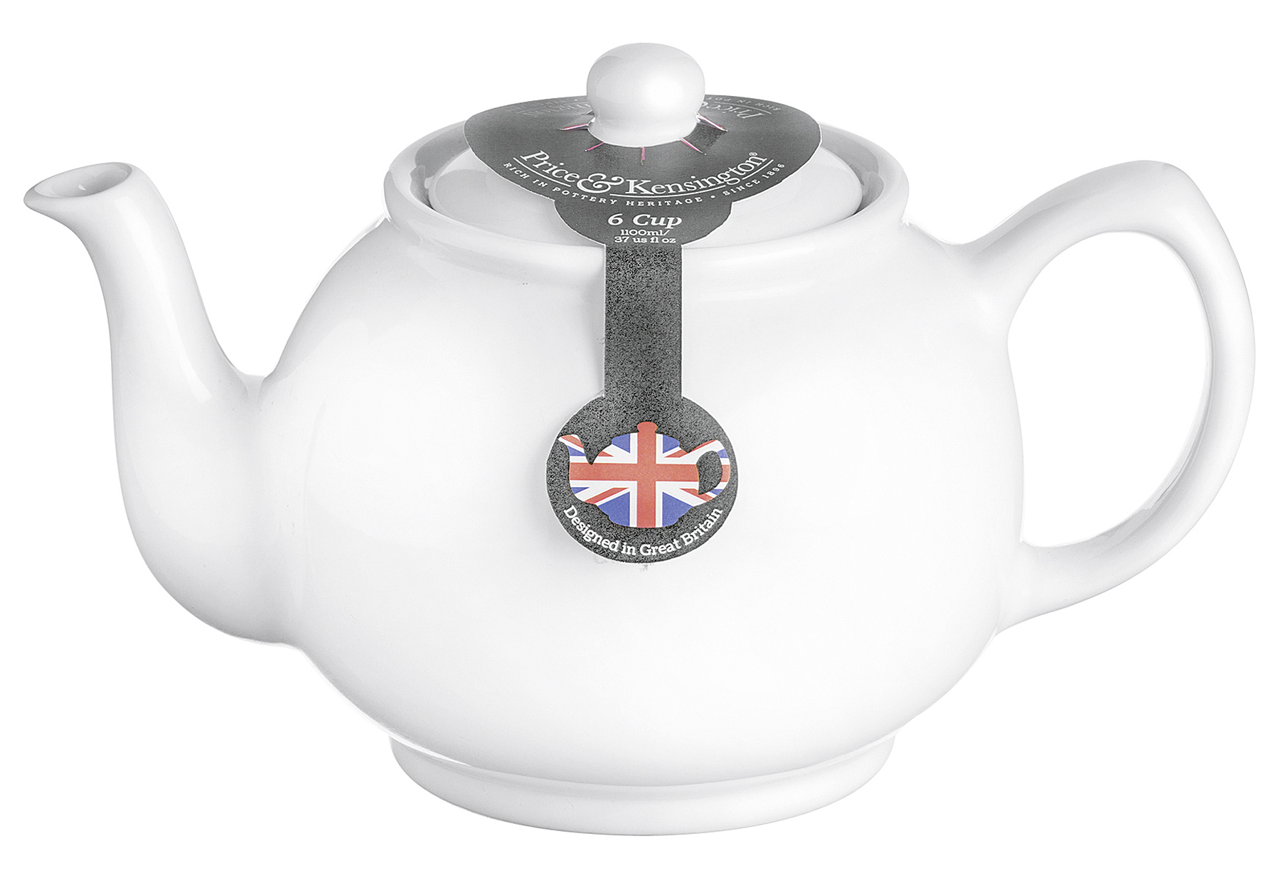 Price & Kensington Geschenkset Teekanne 1,1 Liter Mit Teesieb Weiß