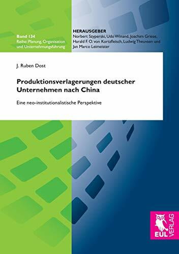 Produktionsverlagerungen Deutscher Unternehmen Nach China | Buch | 9783844103151