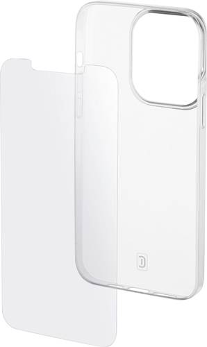 Protkitiph13prot Cellularline Starter Kit Case+glass F. Iphone 13 Pro Trans ~d~