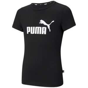 Puma - T-shirt Ess Logo In Schwarz, Gr.152