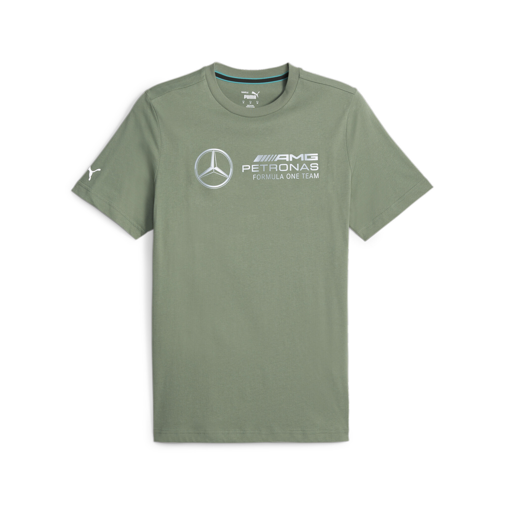 puma t-shirt mercedes amg vert