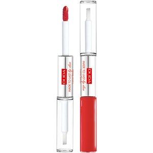Pupa Milano Lippen Lipgloss Made To Last Lip Duo No. 006 Fire Red