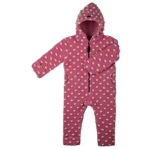 Pure By Bauer - Fleece-overall Walk Dots Mit Wolle In Dusty Pink/creme, Gr.92