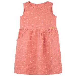 Pure By Bauer - Mull-kleid Jule In Faded Rose/white, Gr.110