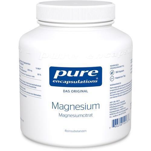 Pure Encap Magnesiumcitrat 180st Kapseln Pzn:5132634