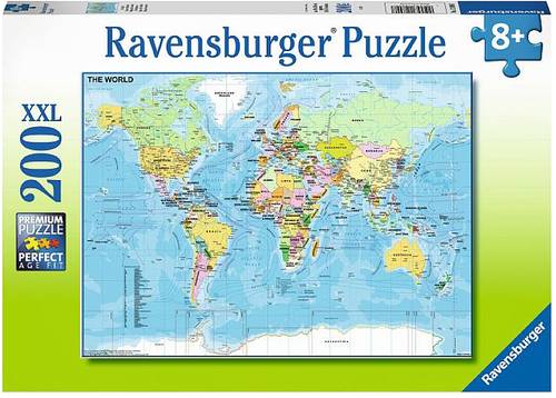 Puzzle Xxl 200 Mapa świata