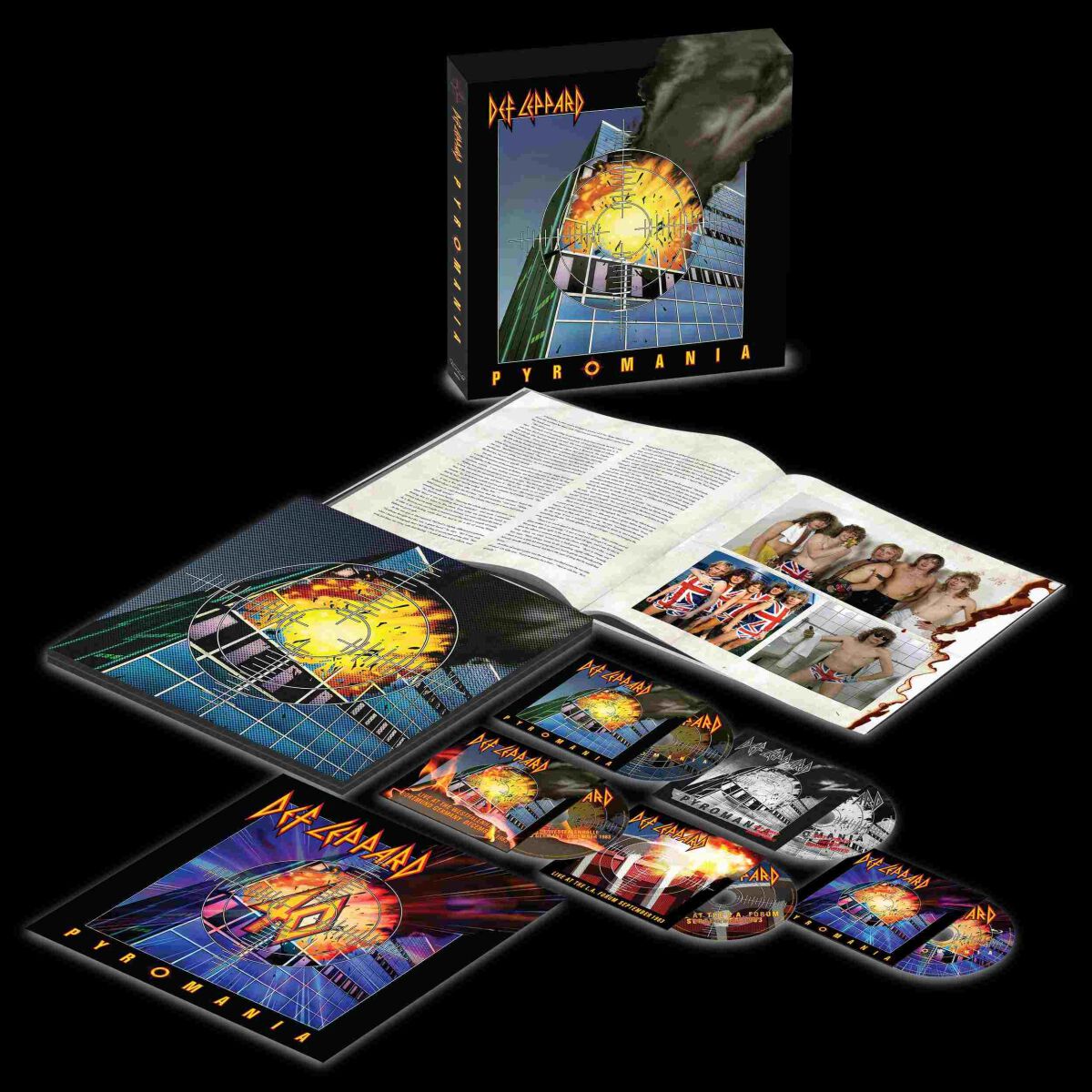 Pyromania [coffret édition Deluxe Inclus 4 Cd Et Un Blu-ray Audio - Tirage Limit