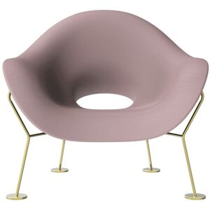 Qeeboo Pupa Brass Base Indoor Sessel - Pink - 87 X 78 X 84 Cm