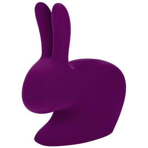 Qeeboo Rabbit Chair Velvet Finish Stuhl - Purple - 68,8 X 39,5 X 80 Cm