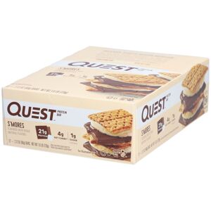 Quest Nutrition Quest Protein Bar, 12 X 60 G Riegel, S'mores