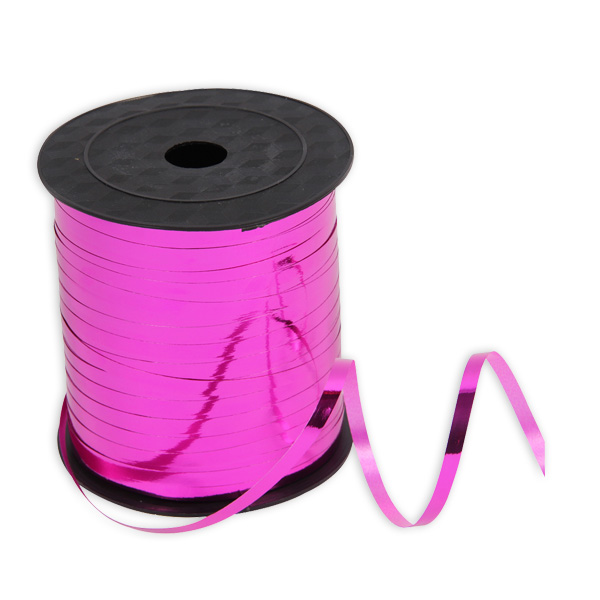 rainbow gmbh geschenkband in pink glÃ¤nzend aus kunststoff, 228 meter auf rolle