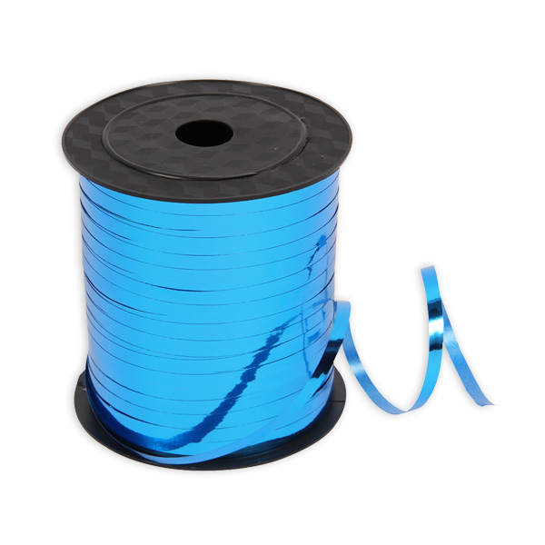 rainbow gmbh geschenkband in blau glÃ¤nzend aus kunststoff, 228 meter auf rolle