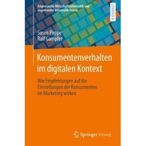 Ralf Gampfer (u. A.) | Konsumentenverhalten Im Digitalen Kontext | Taschenbuch