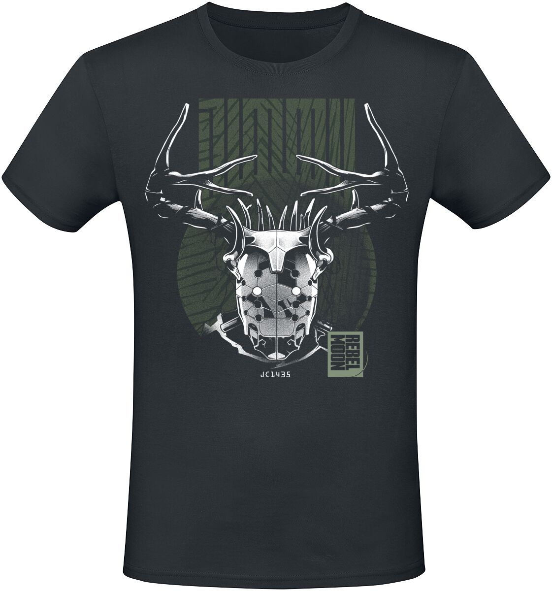 rebel moon t-shirt - jimmy - s bis xxl - fÃ¼r mÃ¤nner - grÃ¶ÃŸe s - - lizenzierter fanartikel schwarz