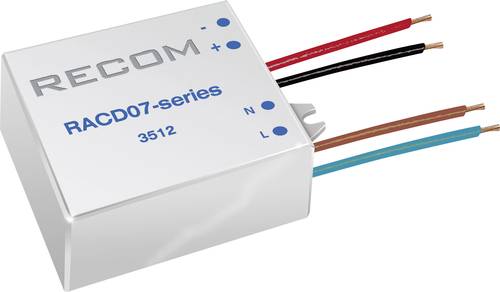 recom lighting racd07-700 led-konstantstromquelle 7w 700ma 11 v/dc betriebsspannung max.: 295 v/ac