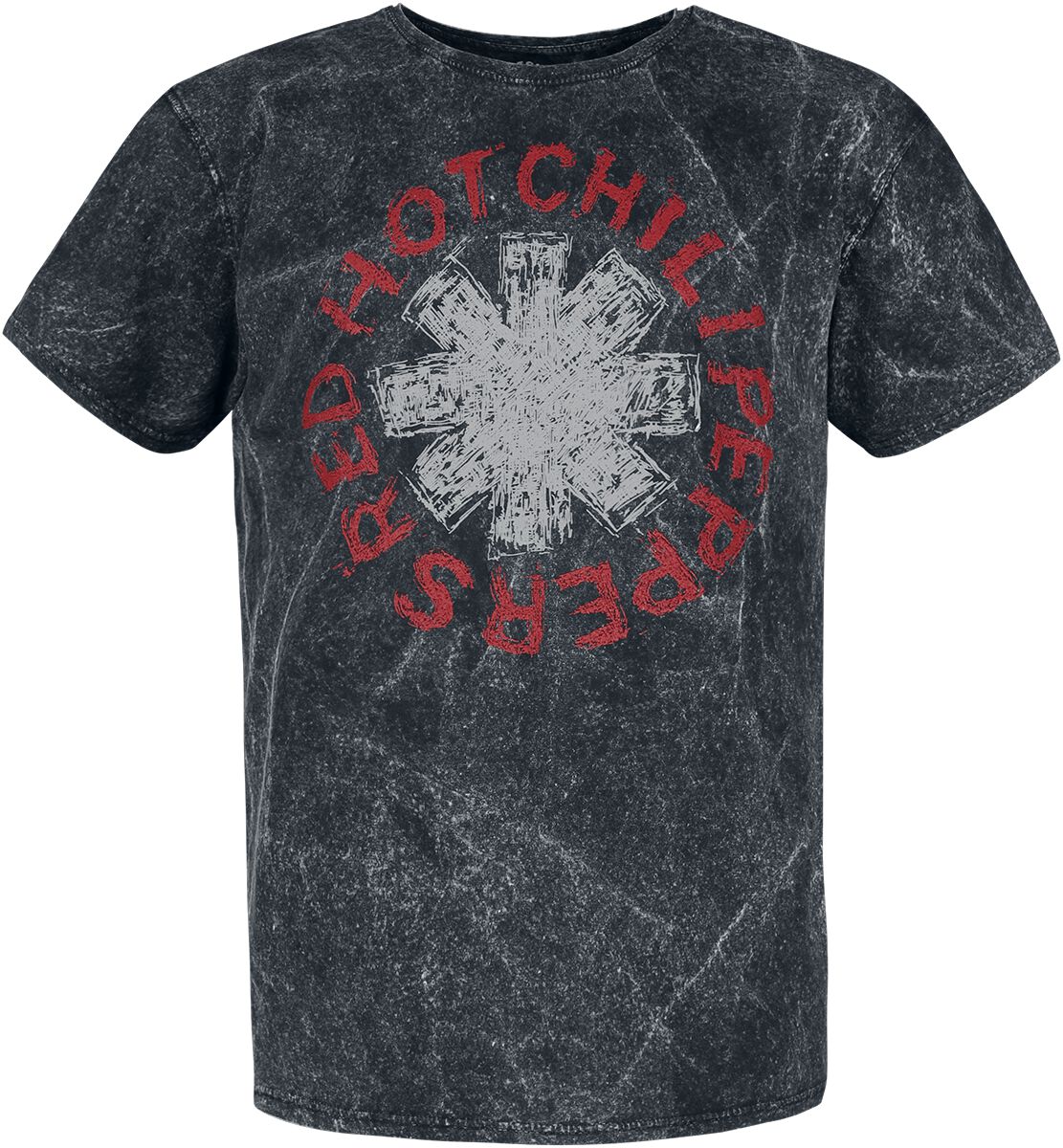 red hot chili peppers t-shirt - scratch logo - s bis 3xl - fÃ¼r mÃ¤nner - grÃ¶ÃŸe xxl - - lizenziertes merchandise! schwarz