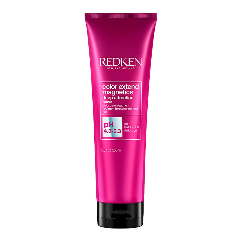 redken color extend magnetics shampoo, conditioner and hair mask routine for coloured hair