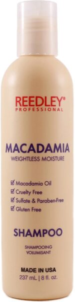 reedley professional macadamia weightless moisture shampoo 237 ml