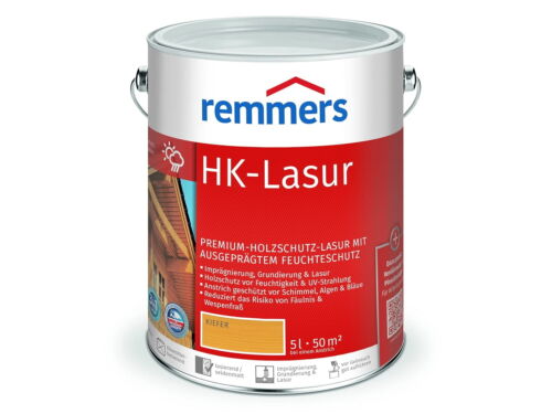 Remmers Hk Lasur Premium Holzschutzlasur Dünnschichtlasur Rc 365 Eiche Hell 5 L